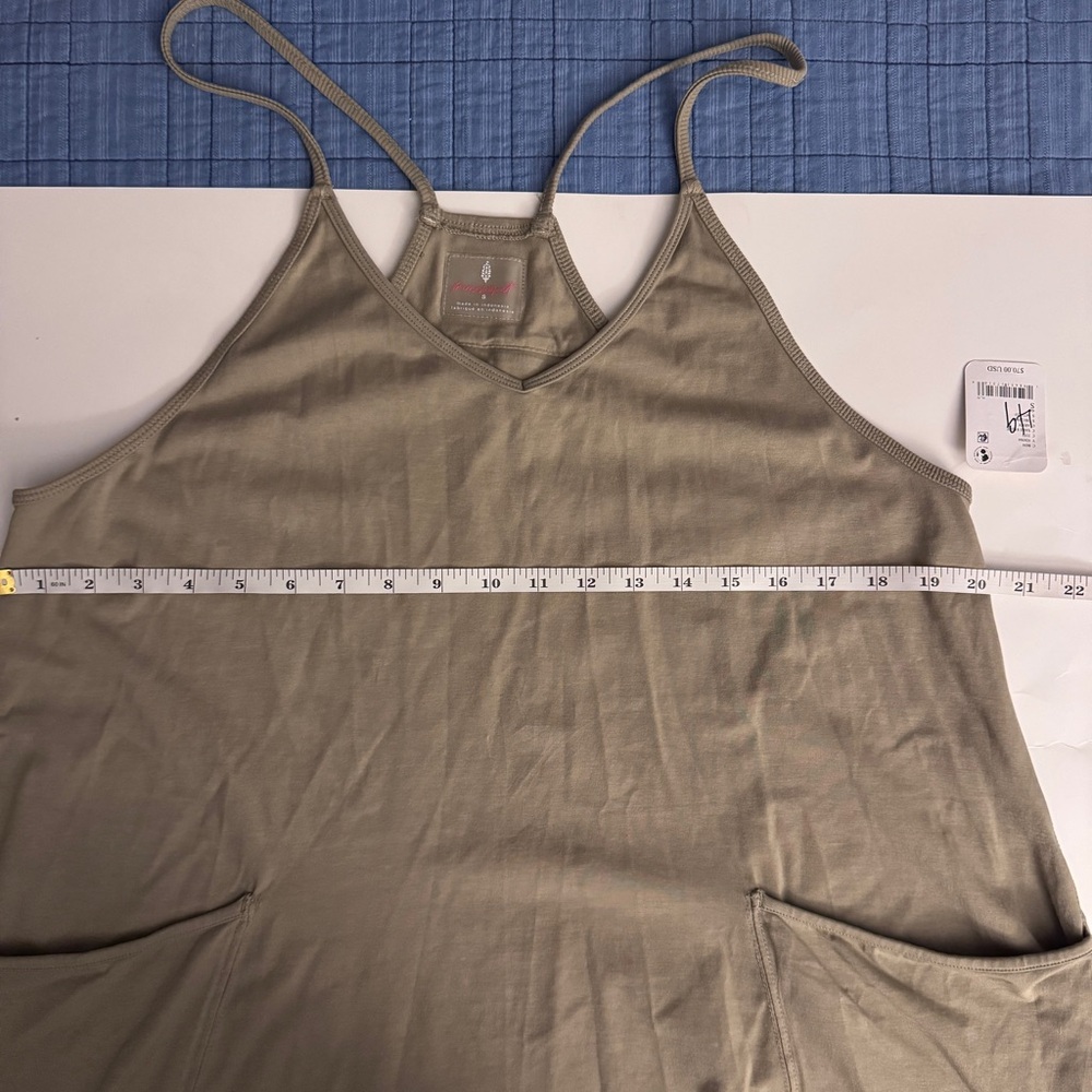 FP Movement by Free People Hot Shot Onesie Sage Stone Oversized Small NWT - Picture 11 of 11